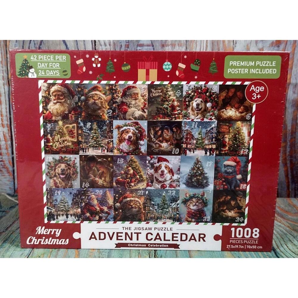 Christmas Advent Calendar Jigsaw Puzzle‎ - 1008 Pieces